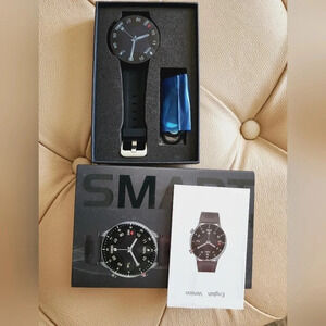 Mens  Smart Watch Black 36 cm